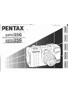 Pentax Espio 115 G manual. Camera Instructions.